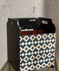 The-Golden-Triangle-India Tableware Seamless Geometric Wooden Magazine Rack