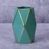 The-Golden-Triangle-India Vases Aqua Turquoise Ceramic Vase