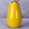 The-Golden-Triangle-India Vases Cyra Yellow Ceramic Vase