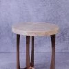 The-Golden-Triangle-India Furniture Unico - Marble And Metal Side Table