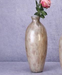 The-Golden-Triangle-India Vases Helene Beige Vase