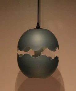 The-Golden-Triangle-India Hestia Hanging Light - Grey Lights & Lamps