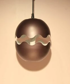 The-Golden-Triangle-India Hestia Hanging Light - Brown Lights & Lamps