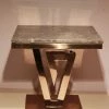 The-Golden-Triangle-India Regio - Marble And Metal Side Table Furniture