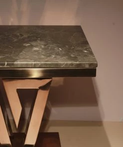 The-Golden-Triangle-India Regio - Marble And Metal Side Table Furniture