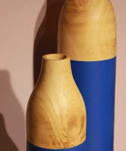 The-Golden-Triangle-India Origami Wooden Bases - Smooth Edge Blue