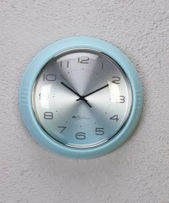 The-Golden-Triangle-India Vespa Wallclock - Skyblue