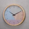 The-Golden-Triangle-India Yuko Wooden Wallclock - Five Tone