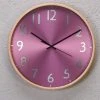 The-Golden-Triangle-India Sale Nami Pink Tone Wooden Wallclock