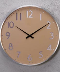 The-Golden-Triangle-India Sale Etsu Silver Wallclock - Yellow Face