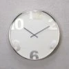 The-Golden-Triangle-India Etsu Silver Wallclock - White Grain Face Sale 1 The-Golden-Triangle-India Etsu Silver Wallclock - White Grain Face Sale