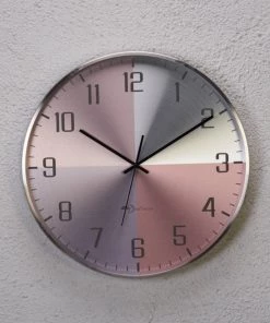 The-Golden-Triangle-India Sale Etsu Silver Wallclock - Four Tone