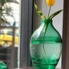 The-Golden-Triangle-India Roscoe Green Glass Vase