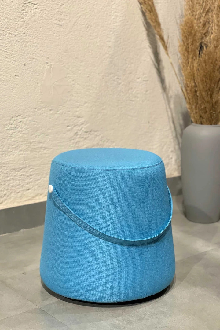 The-Golden-Triangle-India Vahit Portable Pouffe - Skyblue Sale 4 The-Golden-Triangle-India Vahit Portable Pouffe - Skyblue Sale