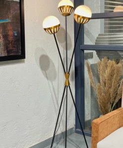The-Golden-Triangle-India Lights & Lamps Nur Tripod Floor Lamp