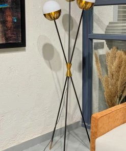 The-Golden-Triangle-India Lights & Lamps Nur Tripod Floor Lamp