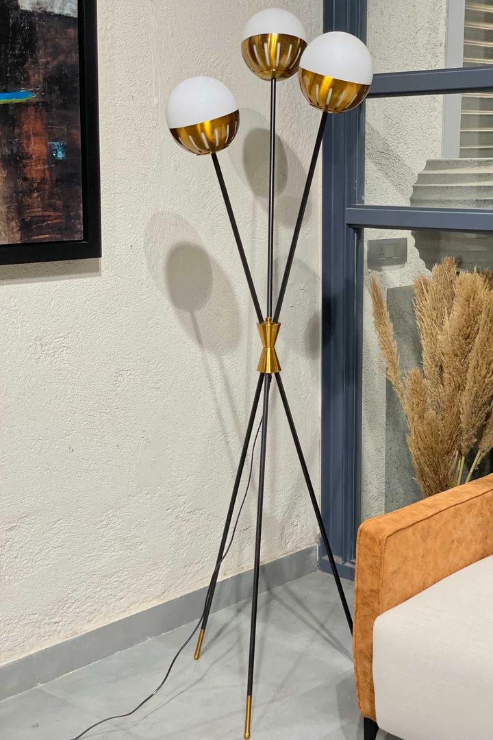 The-Golden-Triangle-India Lights & Lamps Nur Tripod Floor Lamp 4 The-Golden-Triangle-India Lights & Lamps Nur Tripod Floor Lamp
