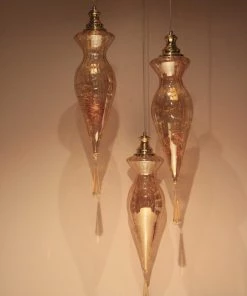 The-Golden-Triangle-India Barak Moroccan Hanging Light - Cluster Of 3 Lights & Lamps