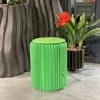 The-Golden-Triangle-India Sale Nadide Foldable Cardboard Pouffe Green