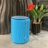 The-Golden-Triangle-India Nadide Foldable Cardboard Pouffe Blue Sale