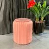 The-Golden-Triangle-India Nadide Foldable Cardboard Pouffe Peach Sale