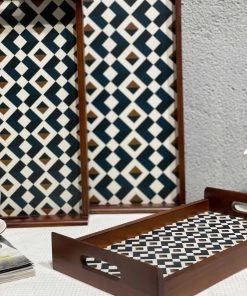 The-Golden-Triangle-India Seamless Geometric Wooden Tray
