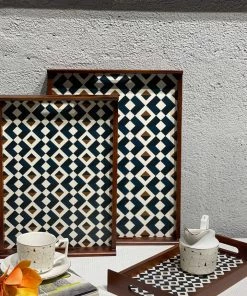 The-Golden-Triangle-India Seamless Geometric Wooden Tray