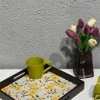 The-Golden-Triangle-India Summer Floral Wooden Square Tray 2 The-Golden-Triangle-India Summer Floral Wooden Square Tray