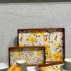 The-Golden-Triangle-India Summer Floral Wooden Tray