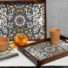 The-Golden-Triangle-India Moroccan Mosaic Wooden Tray Tableware 1 The-Golden-Triangle-India Moroccan Mosaic Wooden Tray Tableware