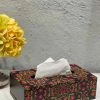 The-Golden-Triangle-India Floral Ornament Tissue Box Tableware
