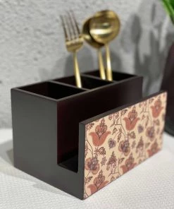 The-Golden-Triangle-India Flourish Tile Cutlery Holder