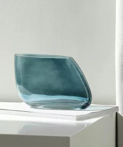 The-Golden-Triangle-India Taria Tilt Glass Vase Vases