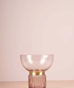 The-Golden-Triangle-India Cece Glass Vase - Pink Vases