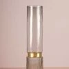 The-Golden-Triangle-India Carl Cylindrical Glass Vase - Smoke