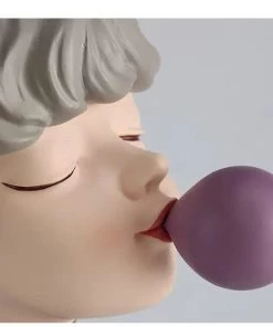 The-Golden-Triangle-India Olivia | Bubble Gum Girl Figurine - Purple