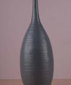 The-Golden-Triangle-India Vases Fabius Grey Fiber Vase
