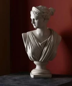 The-Golden-Triangle-India Roma - Roman Bust Sculpture Of A Woman - Beige Sale