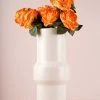 The-Golden-Triangle-India Vases Vico White Ceramic Vase