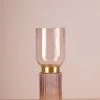 The-Golden-Triangle-India Cara Cylindrical Glass Vase - Pink