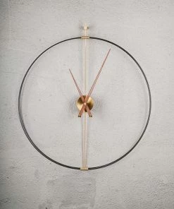 The Golden Triangle India Chronos Metal Wall Clock - Double Ring