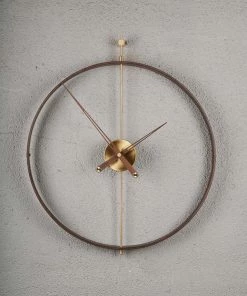 The Golden Triangle India Wall Clocks Chronos Wall Clock - Wooden Ring