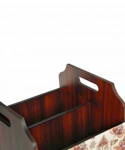 The-Golden-Triangle-India Flourish Tile Wooden Magazine Rack