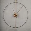 The Golden Triangle India Wall Clocks Chronos Metal Wall Clock - Single Ring