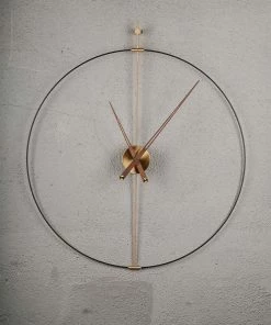 The Golden Triangle India Wall Clocks Chronos Metal Wall Clock - Single Ring