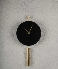 The Golden Triangle India Ambrosi Glass And Metal Wall Clock Wall Clocks