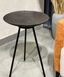 The-Golden-Triangle-India Raro - Side Table - Black Furniture