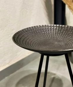 The-Golden-Triangle-India Raro - Side Table - Black Furniture