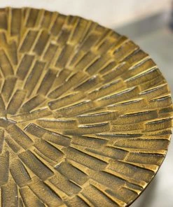 The-Golden-Triangle-India Raro - Side Table - Gold Furniture