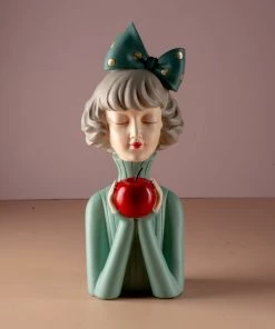 The-Golden-Triangle-India Olivia | Apple Girl Figurine - Green
